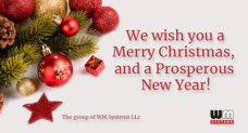 We wish you a Merry Christmas, and a Prosperous New Year!